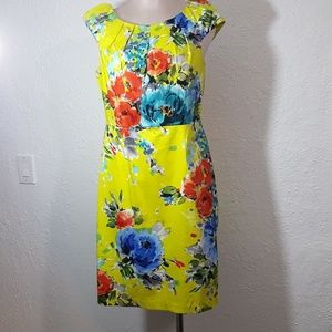 Sense Yellow Floral Spring and Easter Dress